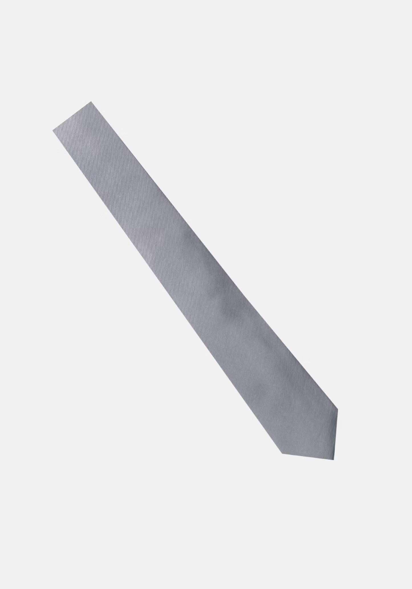Seidensticker Silk Twill Tie 7cm Silver