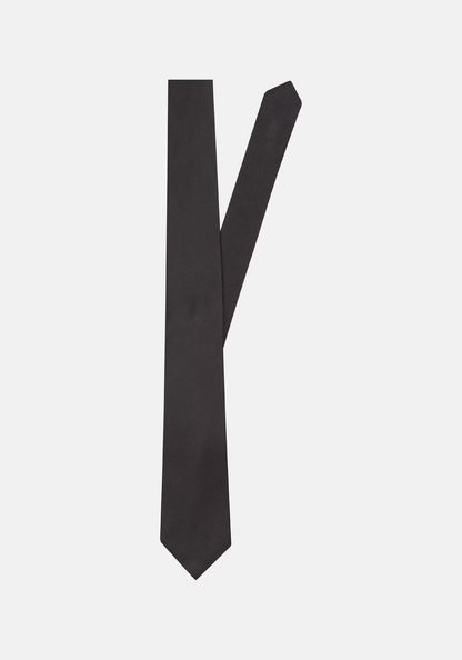 Black tie on a white background