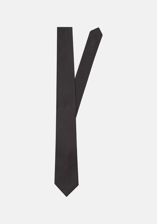 Seidensticker Silk Twill Tie 7cm Black