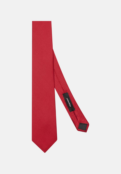 Seidensticker Silk Twill Tie 7cm Red