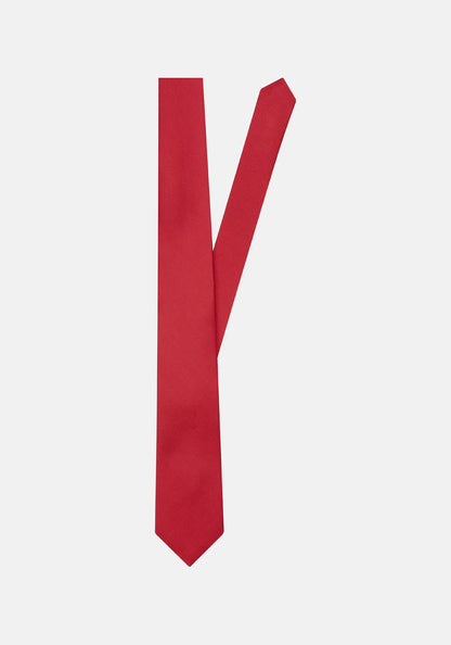 Seidensticker Silk Twill Tie 7cm Red