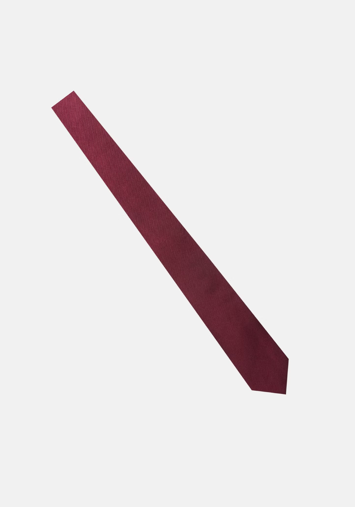 Seidensticker Silk Twill Tie 7cm Burgundy