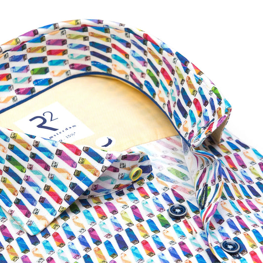 R2 Amsterdam S/S Print Shirt