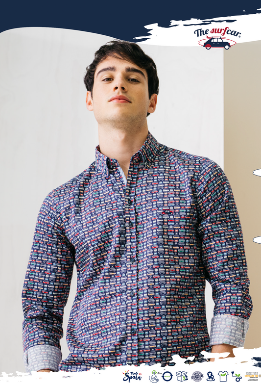 The Surf Car L/S Kombi Print Shirt