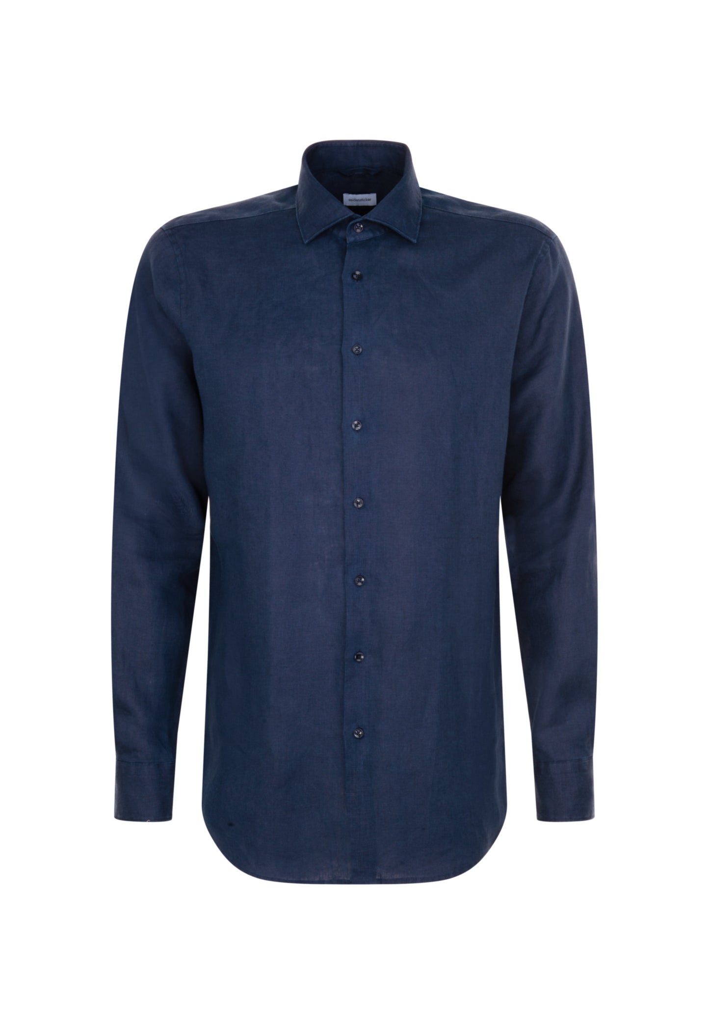 Seidensticker L/S Pure Linen Regular Fit Shirt Navy