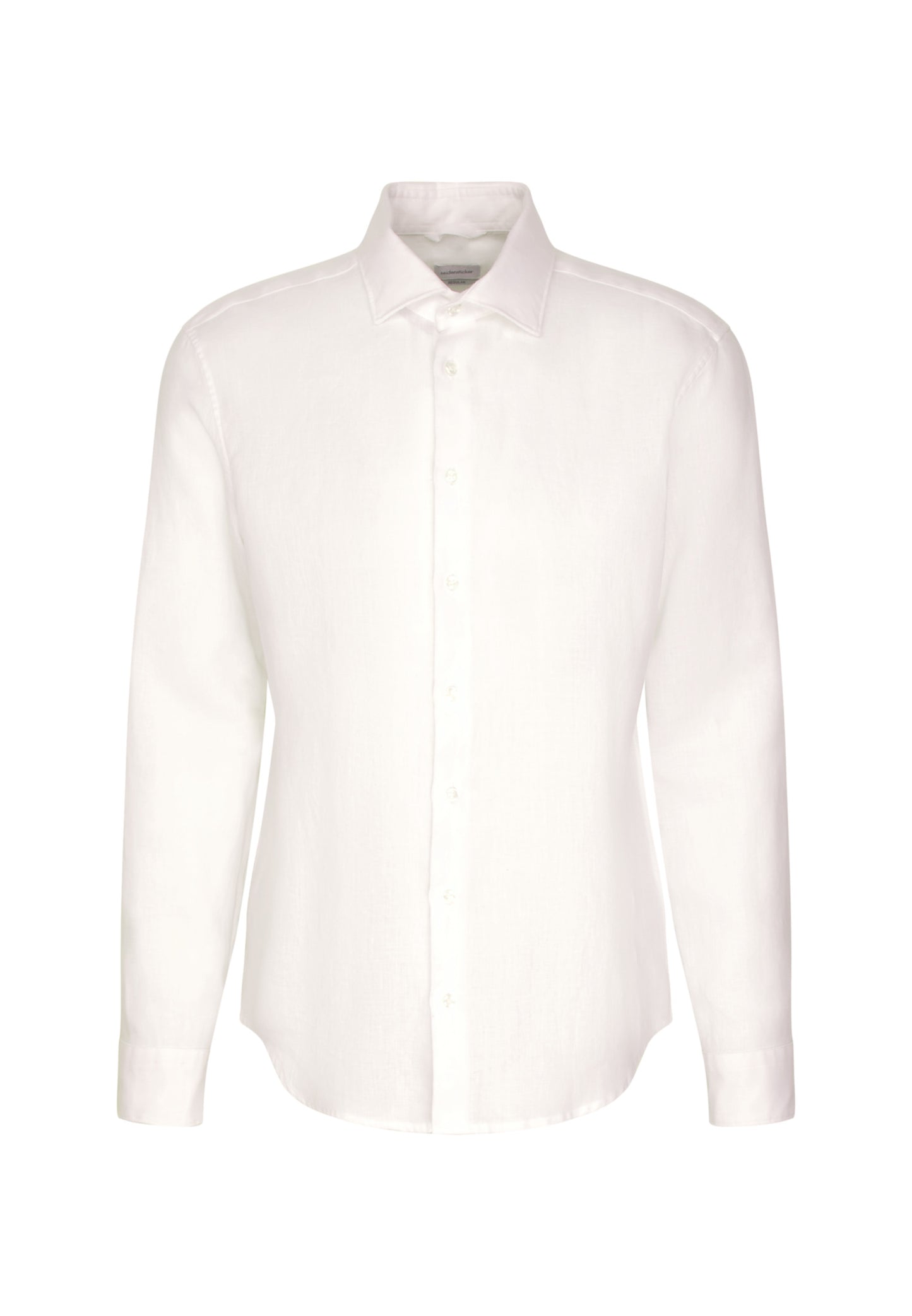 Seidensticker L/S Pure Linen Regular Fit Shirt White
