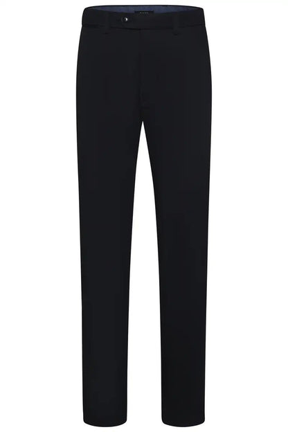 black chinos on white background