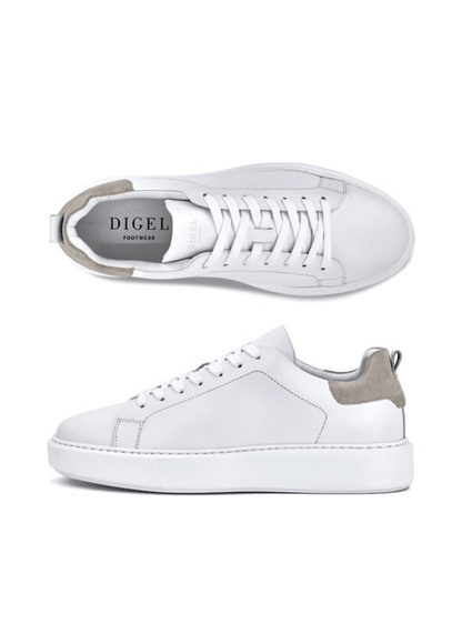 white dress trainer shoe on white background