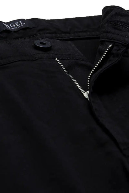 black jeans zipper close up on a white background