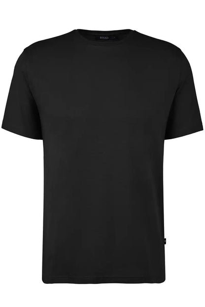 black tshirt on white background