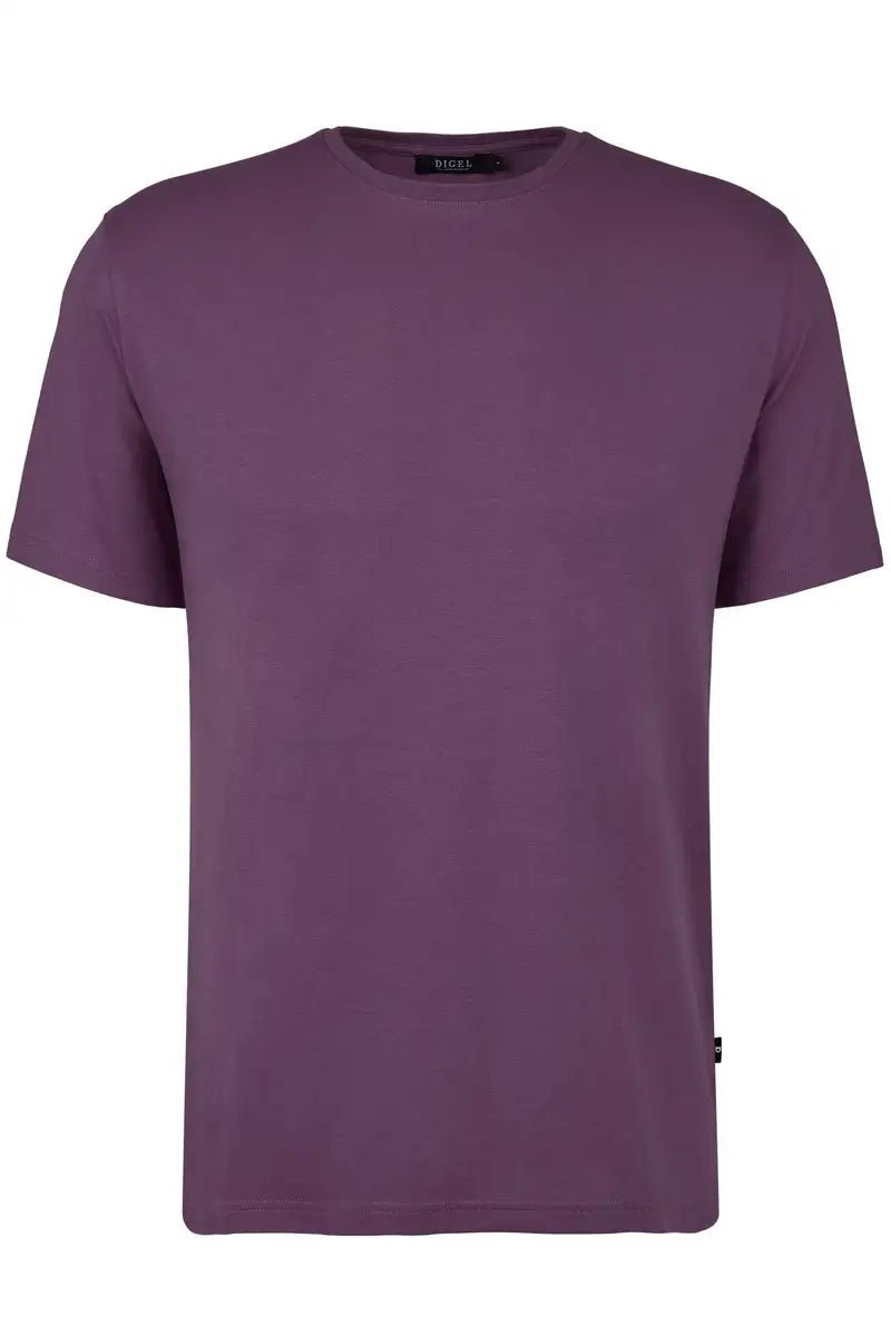 purple t shirt on white background