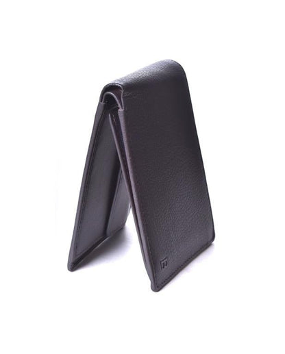 Miguel Bellido Leather Wallet Black - Mens Den