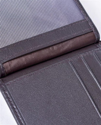 Miguel Bellido Leather Wallet Black - Mens Den