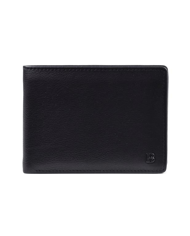 Miguel Bellido Leather Wallet Black - Mens Den