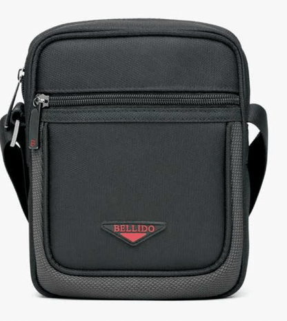 Miguel Bellido Nylon Sling Bag Black - Mens Den