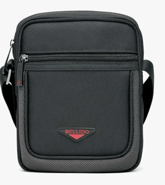 Miguel Bellido Nylon Sling Bag Black - Mens Den