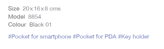 Miguel Bellido Nylon Sling Bag Black - Mens Den