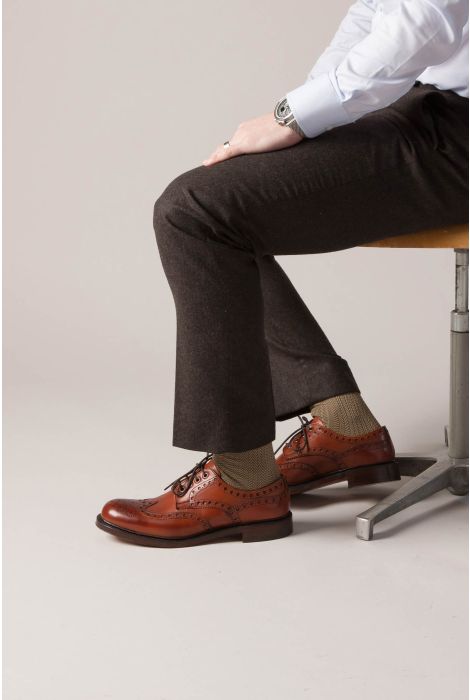 Pantherella Cotton Herringbone Sock - Mens Den