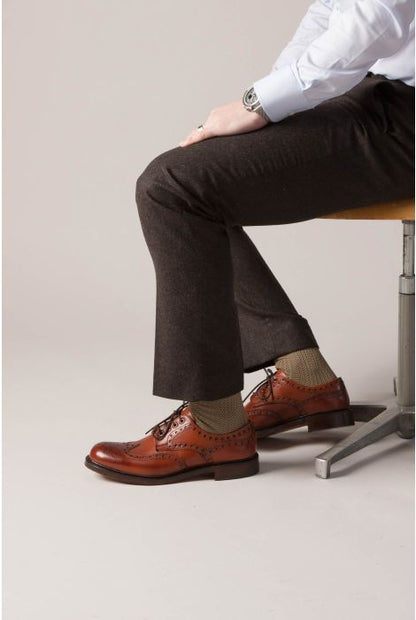 Pantherella Cotton Herringbone Sock - Mens Den