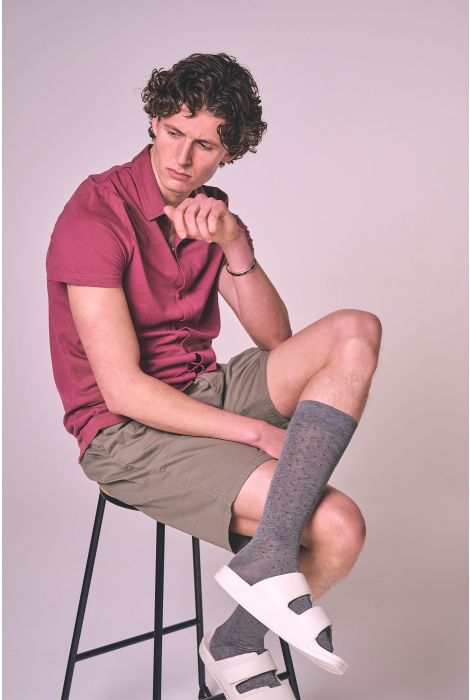 Pantherella Cotton Spot Sock - Mens Den