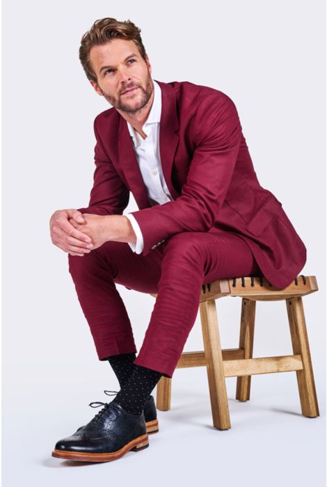 Pantherella Cotton Spot Sock - Mens Den