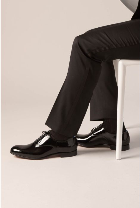 Pantherella Silk Sock Black - Mens Den