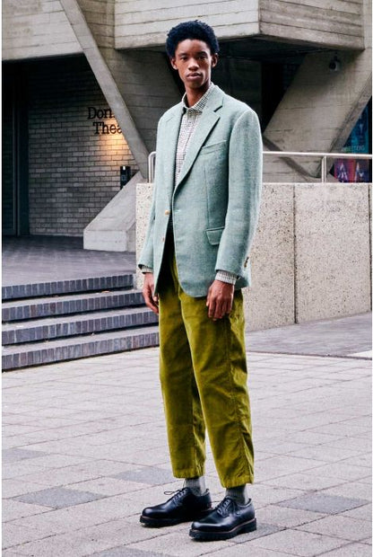 Pantherella Wool Houdstooth Sock - Mens Den