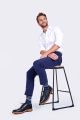 Pantherella Wool Striped Sock - Mens Den