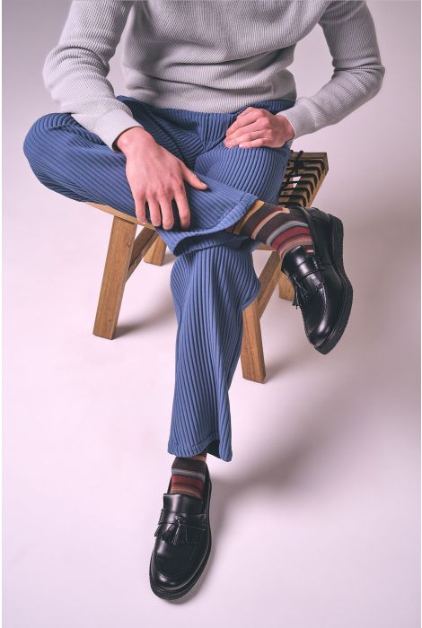 Pantherella Wool Striped Sock - Mens Den