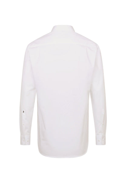 White dress shirt on a white background