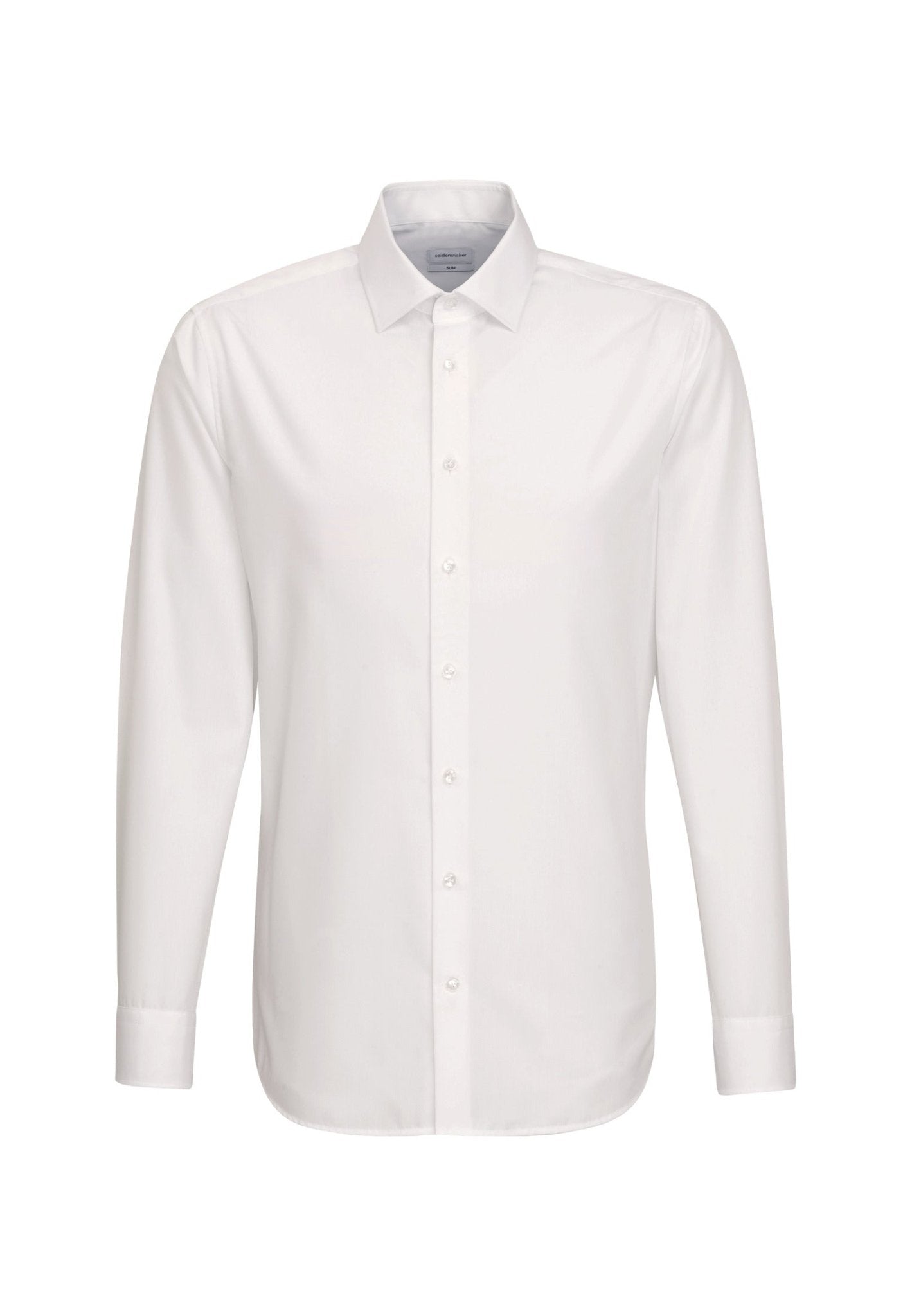 White dress shirt on a white background