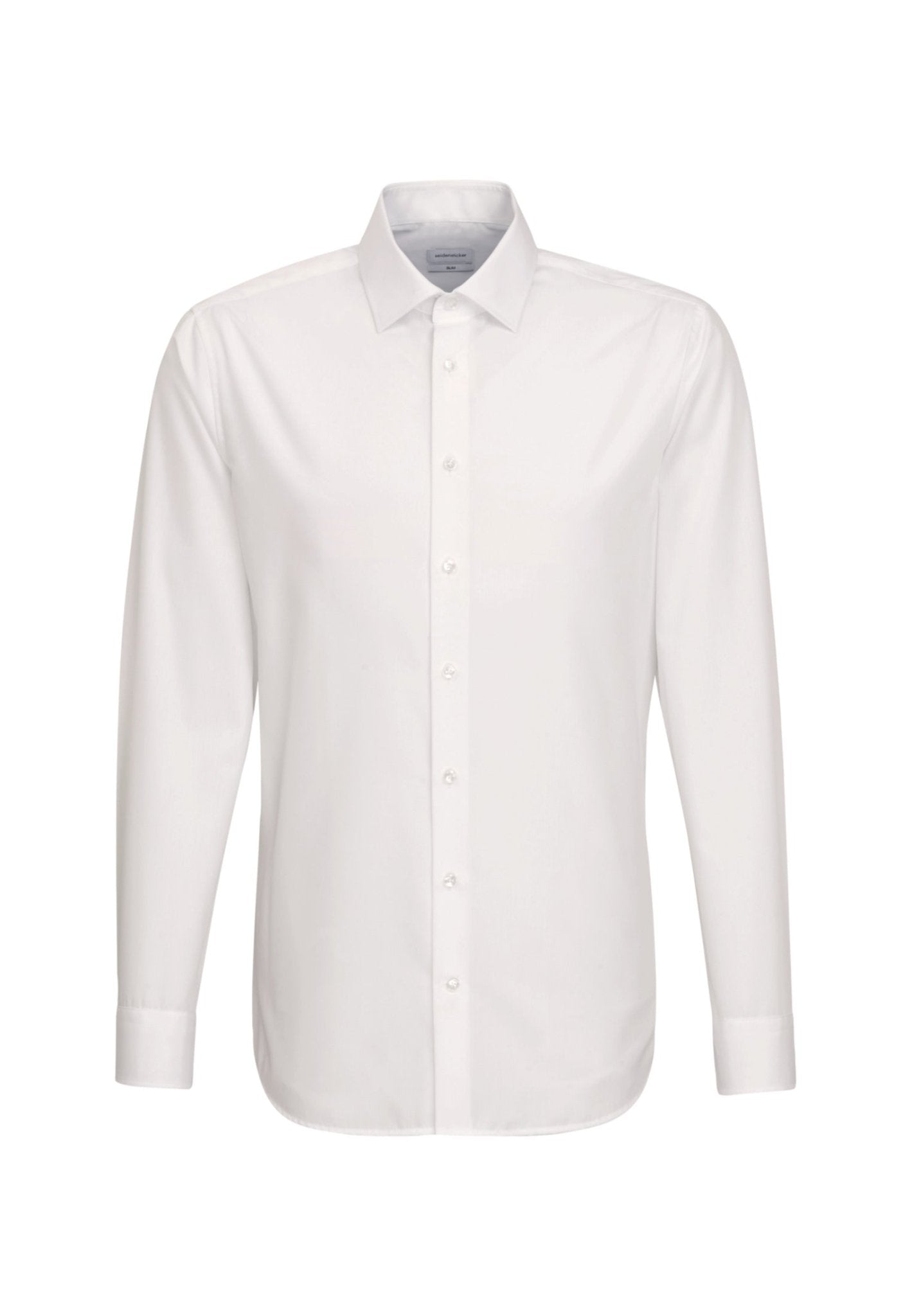 White dress shirt on a white background