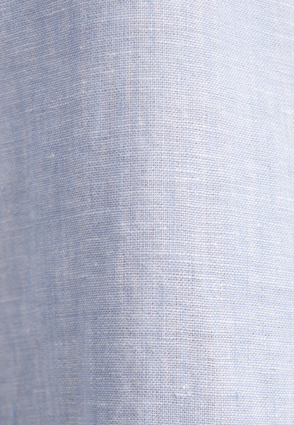 Seidensticker L/S Pure Linen Regular Fit Shirt Sky - Mens Den