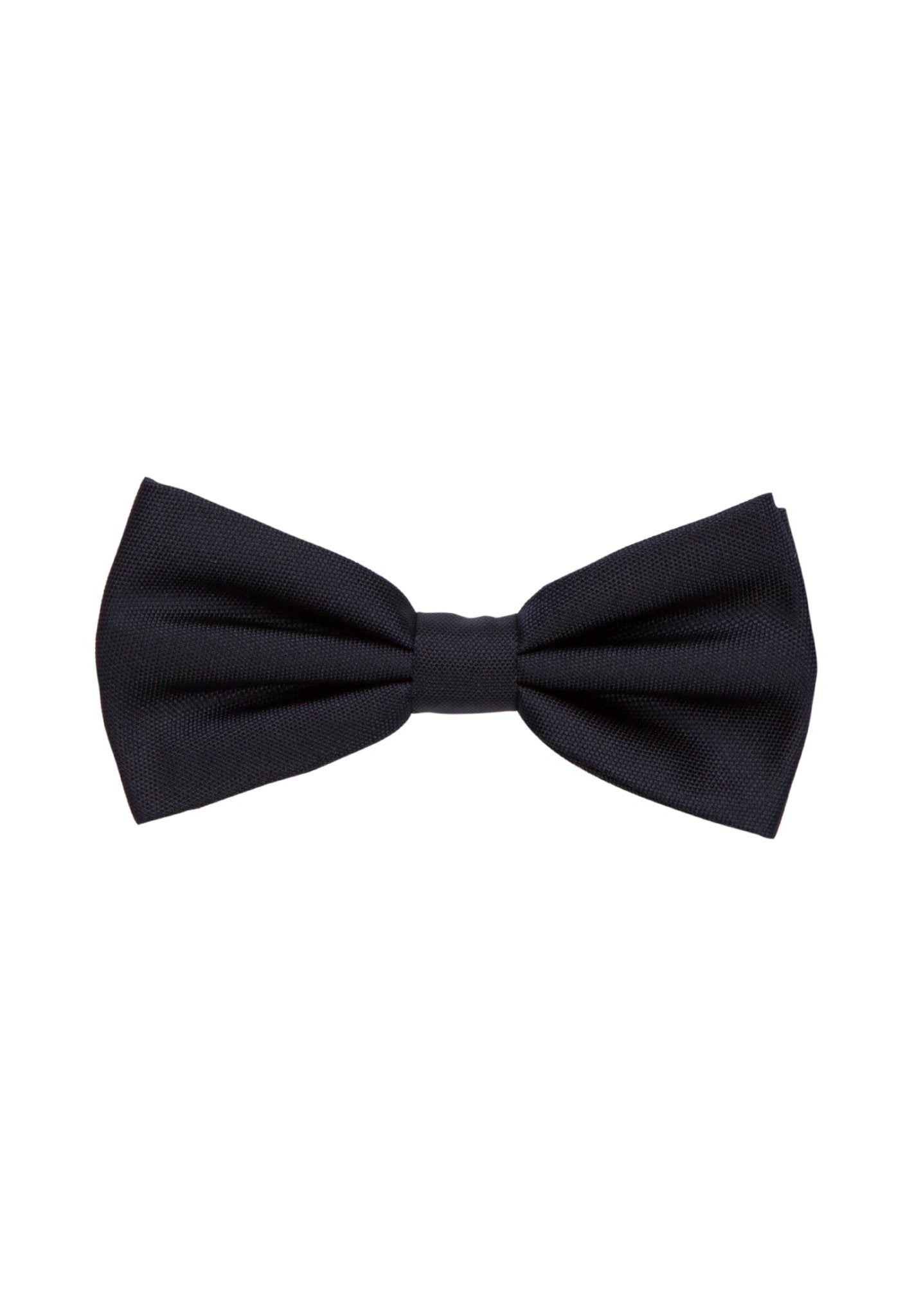 black bow tie on a white background