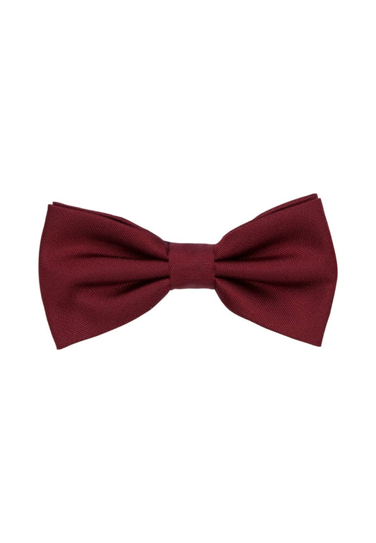Seidensticker Silk Bow Tie Burgundy - Mens Den