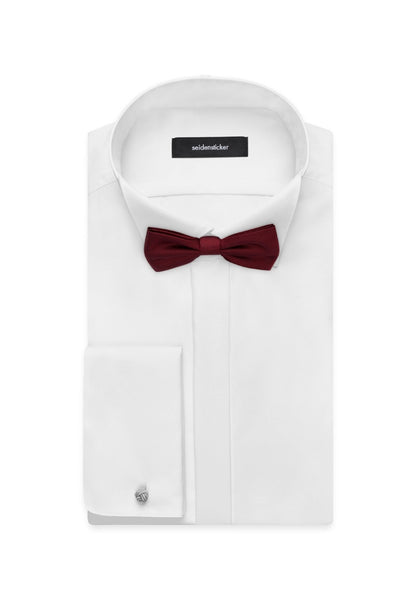 Seidensticker Silk Bow Tie Burgundy - Mens Den