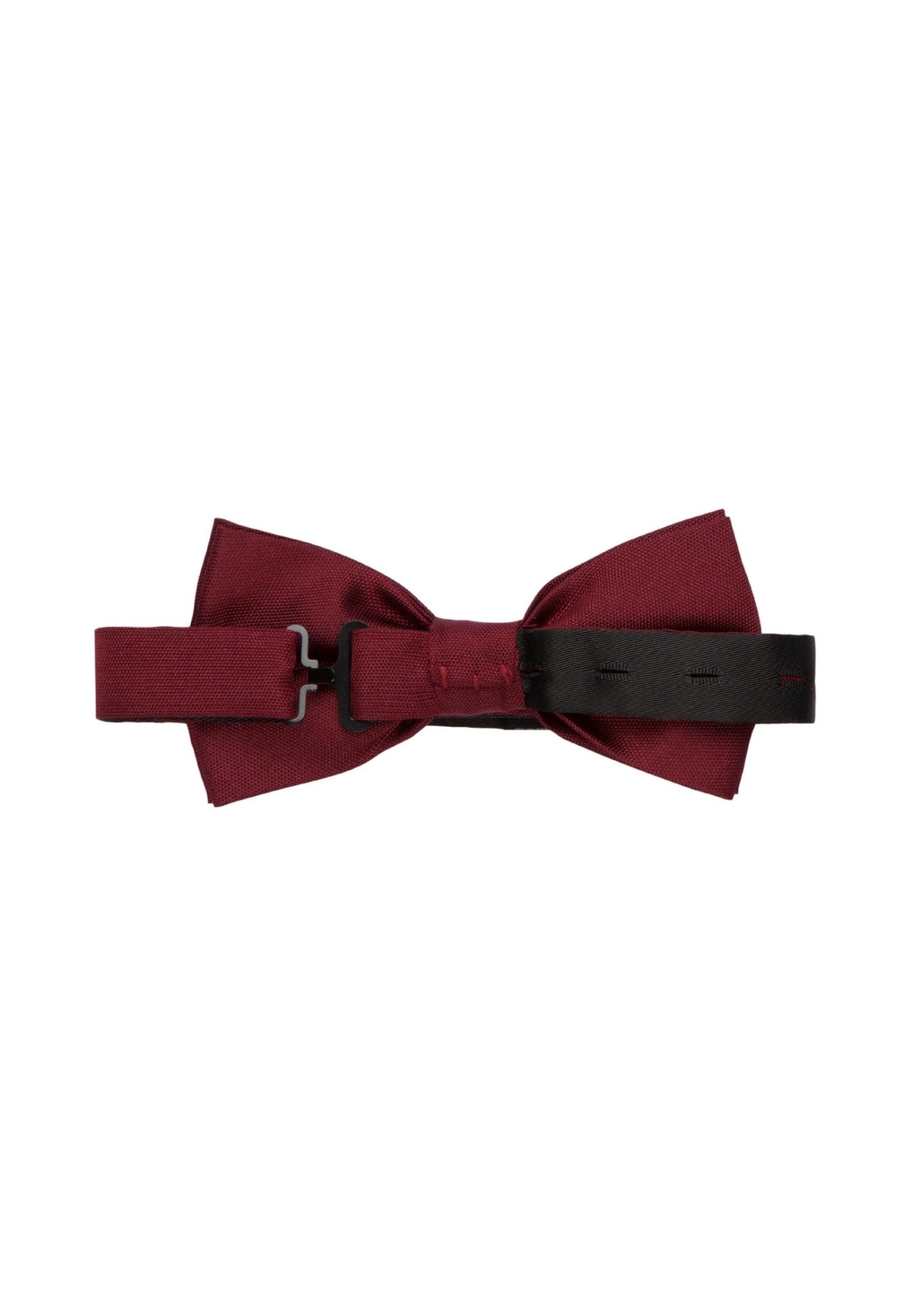 Seidensticker Silk Bow Tie Burgundy - Mens Den