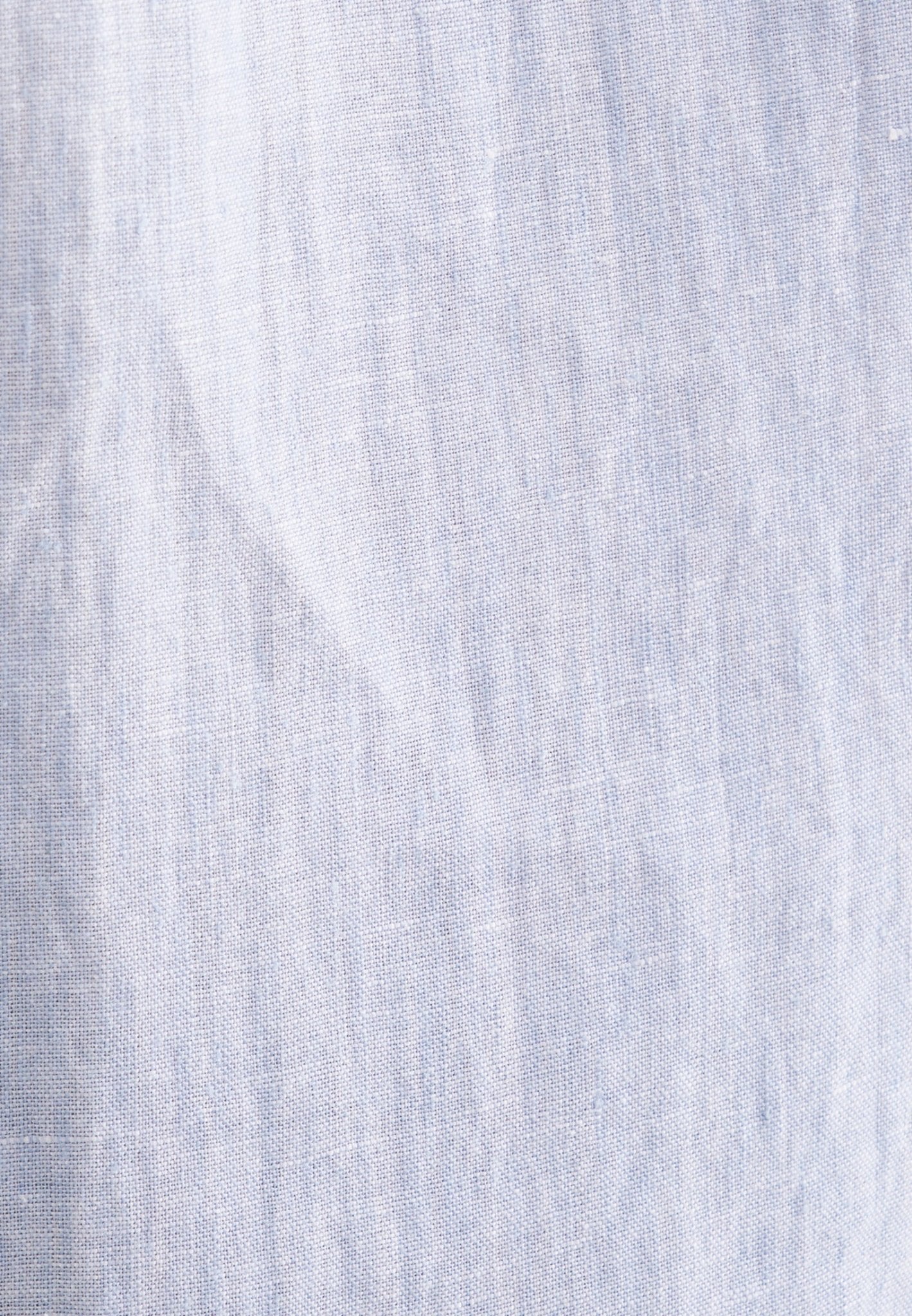 Seidensticker S/S Pure Linen Regular Fit Shirt Sky - Mens Den